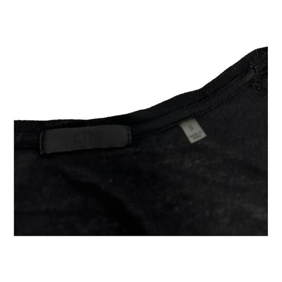 ATM Womens Soft Modal T-Shirt Black Tee Shirt Top Size Small FLAW - Picture 10 of 11